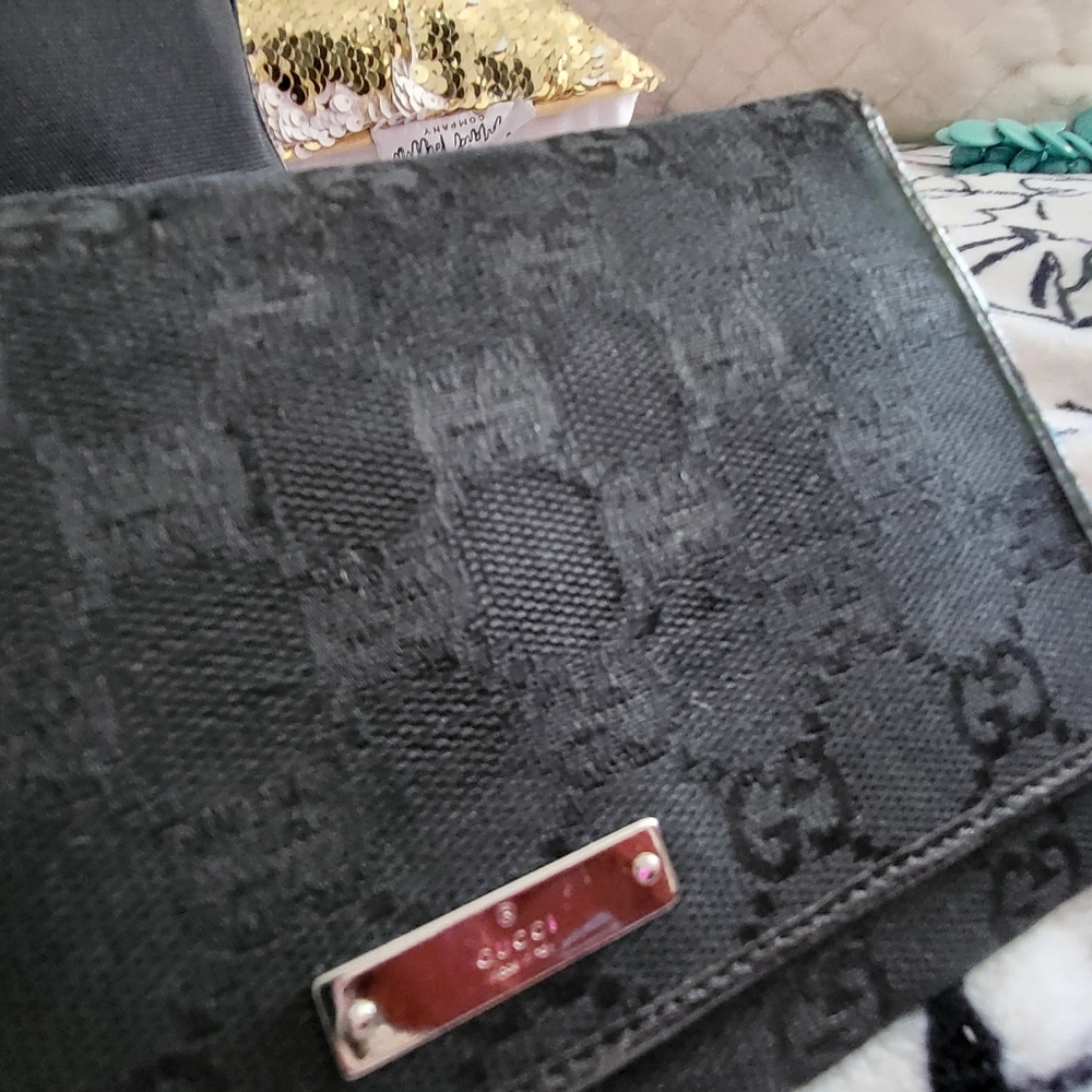 Gucci canvas and leather bag with wallet - Picture 6 of 11